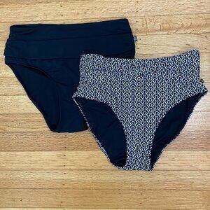 NWOT Bikini Bottoms High-Waist - La Vie En Rose